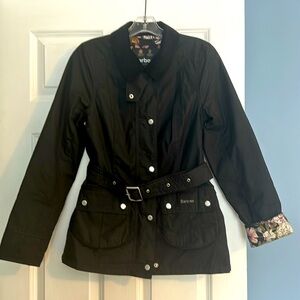 Ladies Barbour International Waxed Jacket. Barely worn, basically brand new.